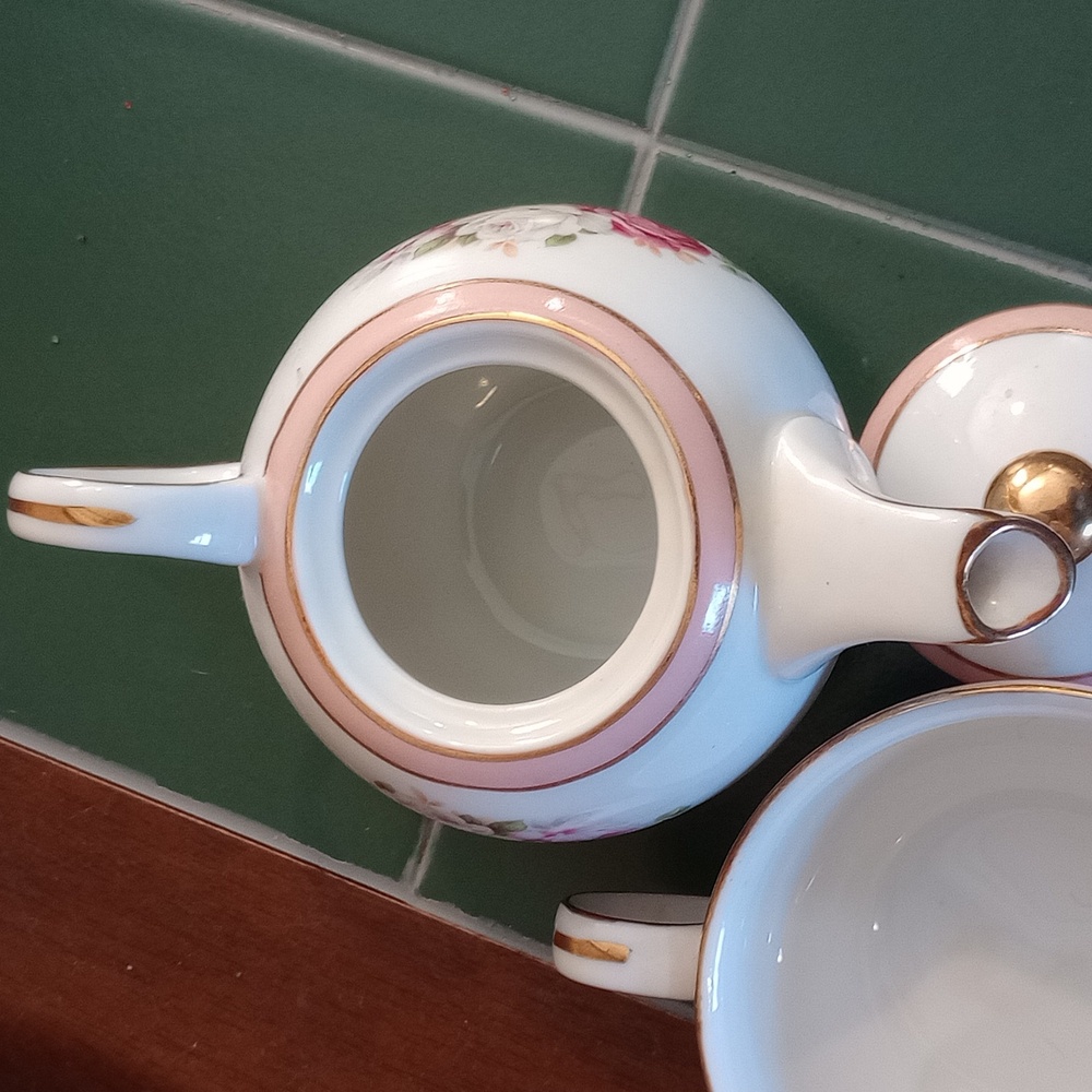 Floral Teapot and Cup Combo - Picture 7 of 7